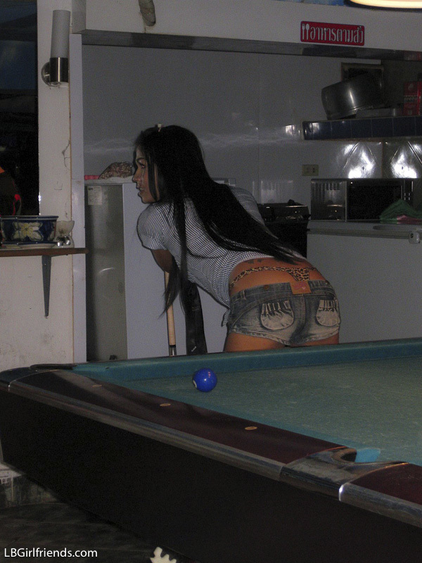 Cheeky Pool Playing Shemales At Pook Bar In Pattaya